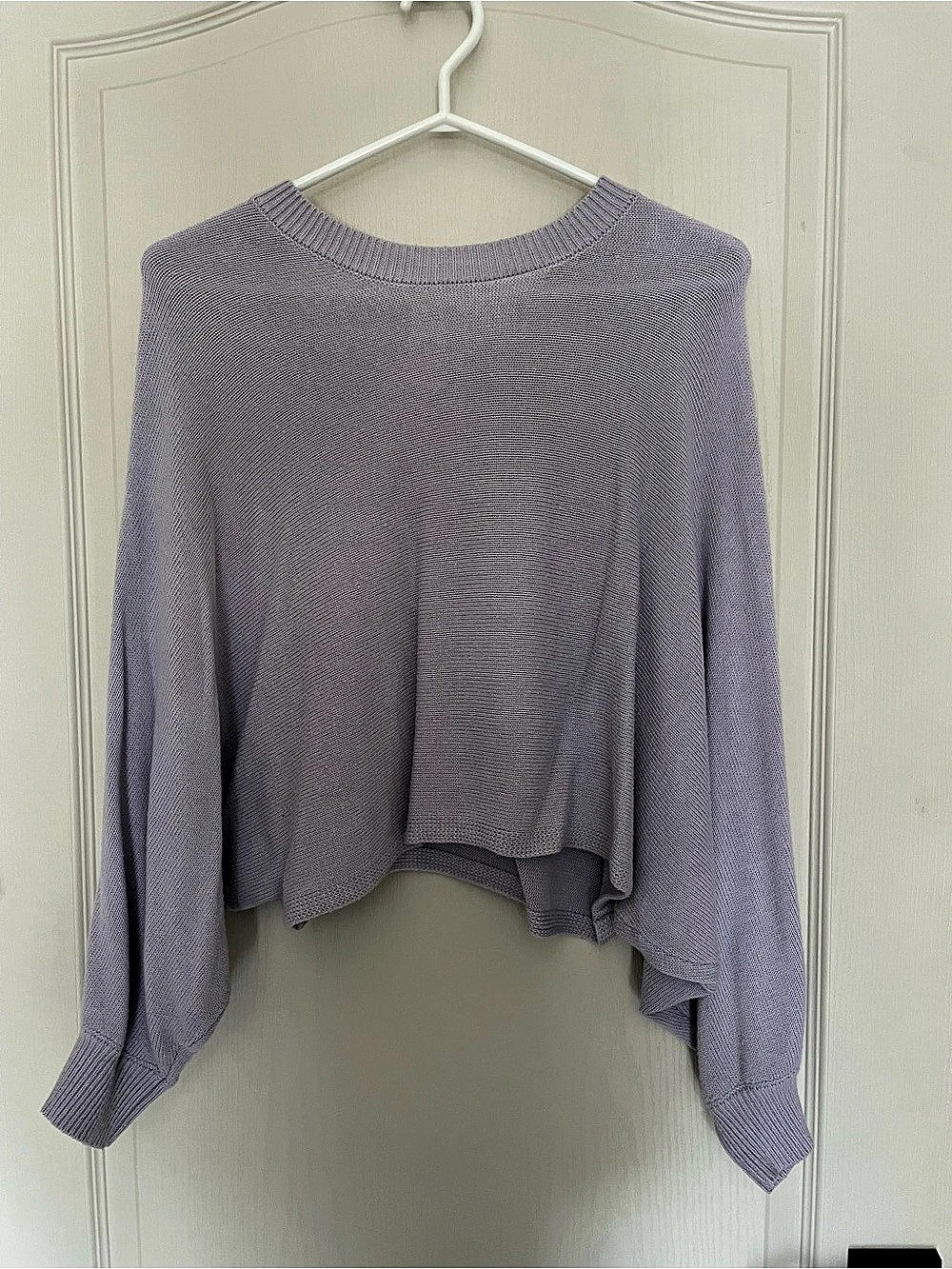 Garage Lavender Draped Sweater XS